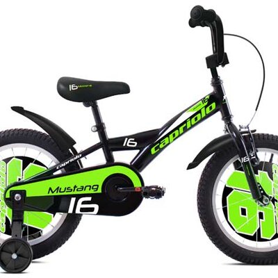 Dečiji bicikl sa pomoćnim točkićima BMX 16 Mustang 920115-16