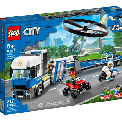 LEGO® City Kocke - Policija - Transporter helikoptera 60244