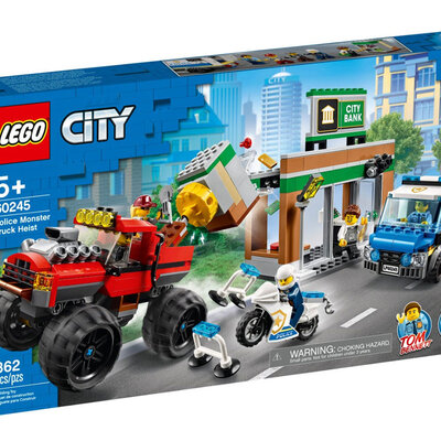 LEGO® City Kocke - Policija - Pljačka banke Monster Truck-om 60245