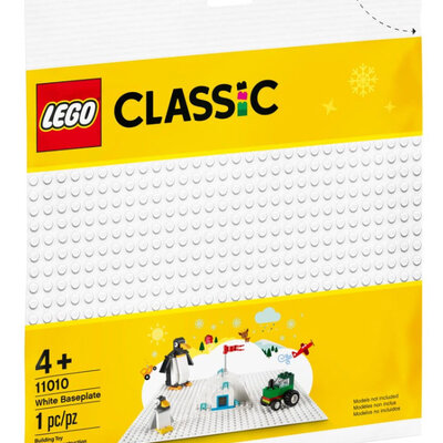 LEGO® Classic Kocke - Bela podloga za kocke 11010