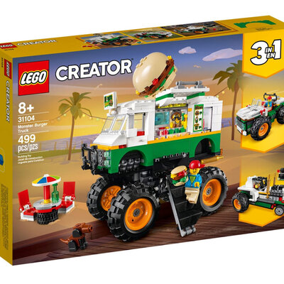 LEGO® Creator Kocke 3u1 Džinovski hamburger kamion 31104