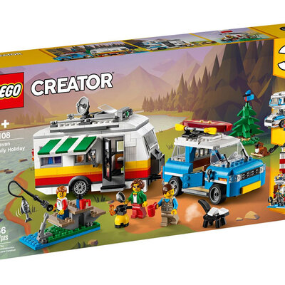 LEGO® Creator Kocke 3u1 Porodični odmor u kamp prikolici 31108