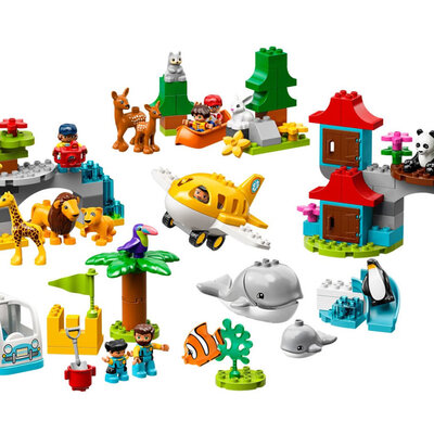 LEGO® DUPLO® Kocke - Životinje sveta 10907