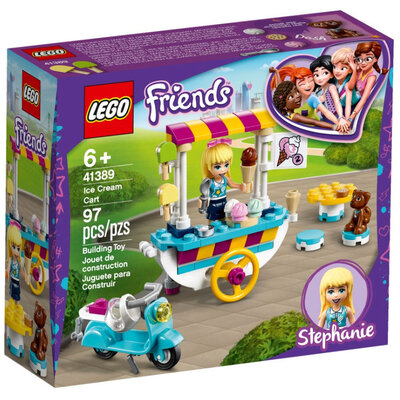 LEGO® FRIENDS Kocke Stefani i kolica sa sladoledom 41389