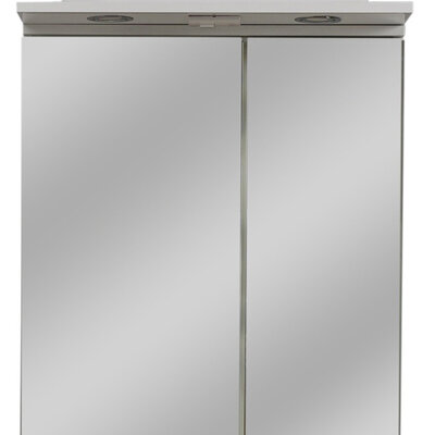 Roper ogledalo sa ormarićem i rasvetom Tijana 600A3 bela