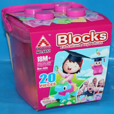 Dečije kocke Plastične kocke u kutiji 20 kom. 876005