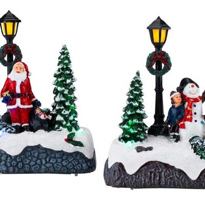 Novogodišnji svetleći ukras Snow Magic Assorted