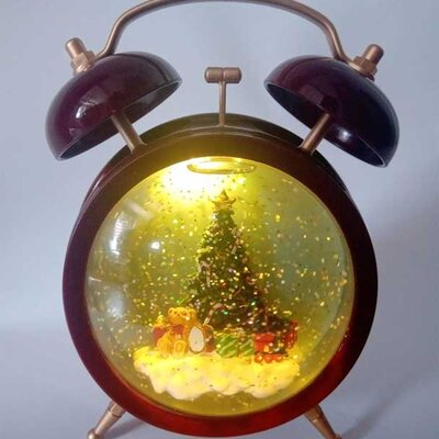 Novogodišnji ukras Svetleći budilnik