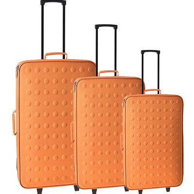 Komplet 3 kofera za putovanja Rio Naradžasta