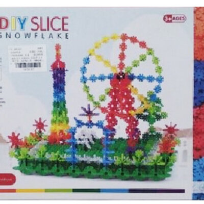 Dečije kocke Plastične kocke Slagalice PAHULJICE 360 delova 876026