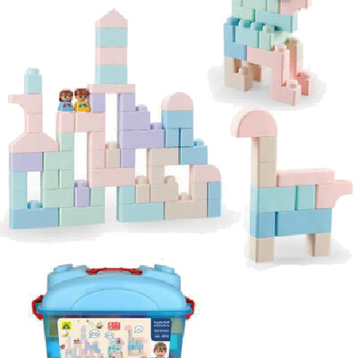 Dečije kocke Plastične kocke u kutiji SOFT 50 delova 876030