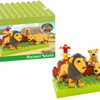 Dečije kocke Plastične kocke Svet životinja - LAV 15 delova 876032