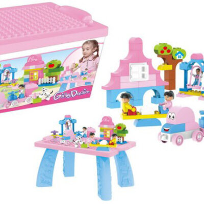 Dečije kocke Plastične kocke KUĆA IZ SNOVA 100 delova 876037