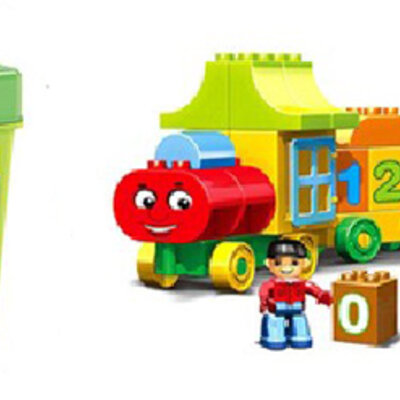 Dečije kocke Plastične kocke u kutiji VOZIĆ 50 delova 876038