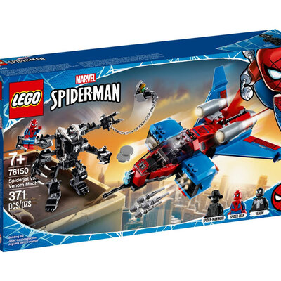 LEGO® Kocke Spajdermen - Spiderjet vs. Venom Mech 76150