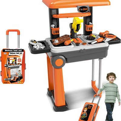 Dečija igračka 2 u 1 Kofer sa alatom Radionica sa alatima od plastike 922 870081