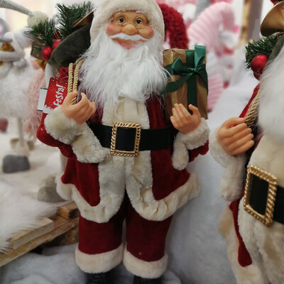 Deda Mraz Figura Christopher New 60 cm - Red