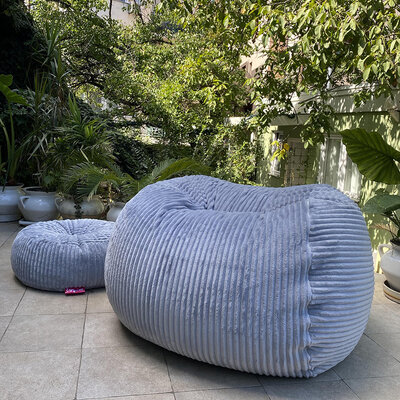 Lazy Bag Duo od mikrofibera 2 kom - 100x50 i 70x20cm