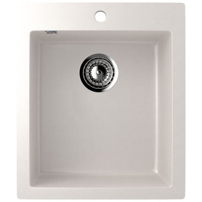 Granitna sudopera sa sifonom Ulgran U404-331 četvrtasta bela