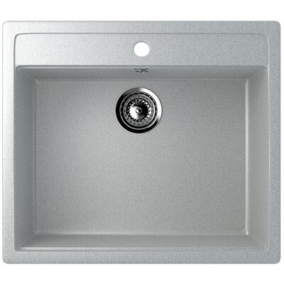 Granitna sudopera sa sifonom Ulgran U104-310 četvrtasta siva