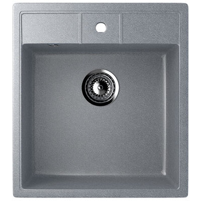 Granitna sudopera sa sifonom Ulgran U406-342 četvrtasta grafit