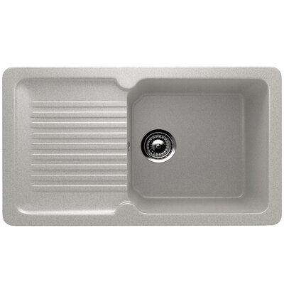 Granitna sudopera sa sifonom Ulgran U506-310 četvrtasta siva