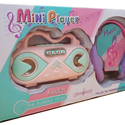 Dečija igračka Mini muzički plejer za decu Radio i slušalice 870064