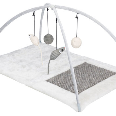 Trixie Prostirka ležaljka grebalica za mačke sa igračkama Junior 43114