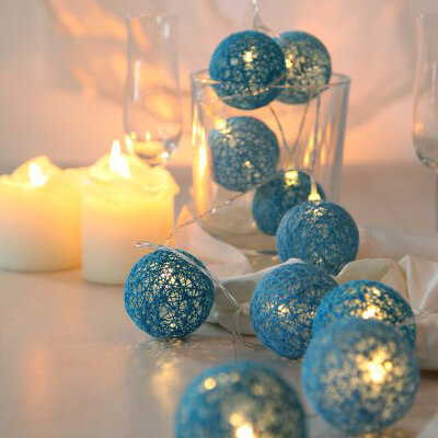 Dekortaivne lampice Venuto 29958-10 plava