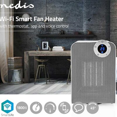 Nedis Wi-Fi Smart grejalica sa ventilatorom WIFIFNH20CWT
