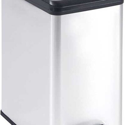 Curver Kanta za otpatke 25L Deco Slim silver