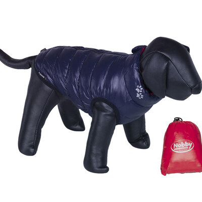 Nobby Jakna za pse Light sa dva lica teget-crvena 37cm 66594