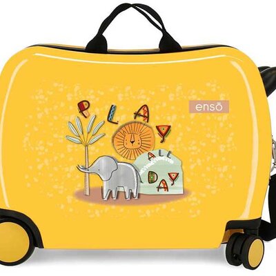 Dečiji kofer za put i vožnju Enso Play all day yellow 96798