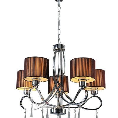 Elmark Lily luster 5XE27 hrom 650X590mm