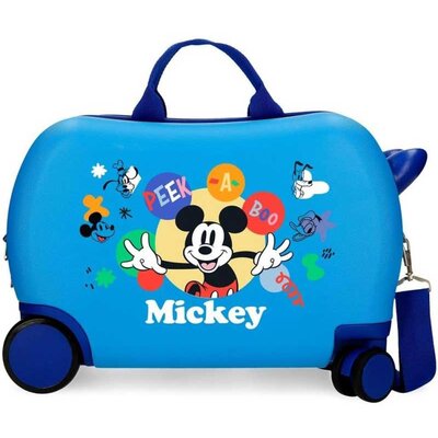 Dečji kofer za put i vožnju Disney Mickey Peek-a-boo blue 42210