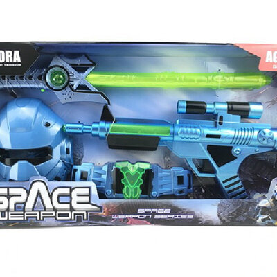 Igračka Set Pištolj, maska i svetleći mač Svemirsko oružje 837 864025