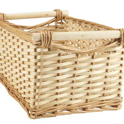 Pletena korpa sa ručkama 26x43x20