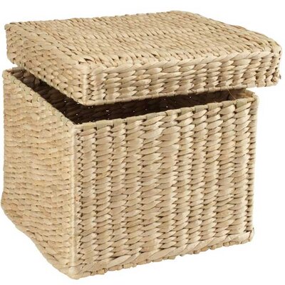 Pletena korpa sa poklopcem 23x23x16