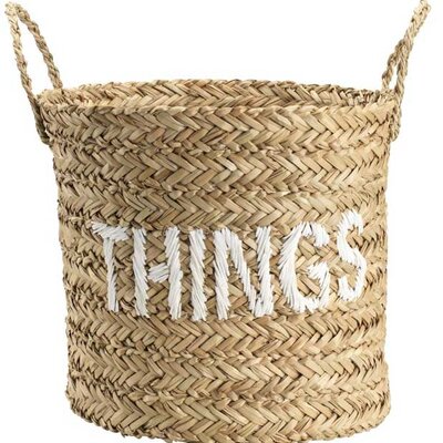 Pletena korpa sa ručkama Natisea 34x28