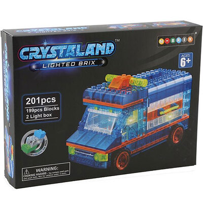 Crystaland prozirne kocke sa svetlom 201 kom hitna pomoć