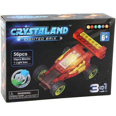 Crystaland prozirne kocke sa svetlom 3u1 formula 56 kocaka