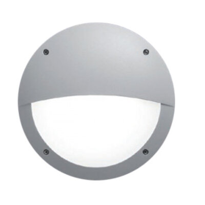 Elmark lampa Perete Lucia el 1XE27 IP66 siva