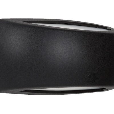 Elmark led zidna svetiljka Francy Op E27 IP66 crna