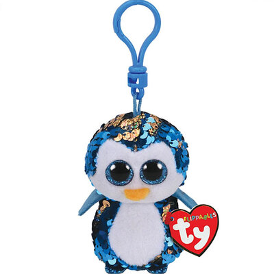TY Beanie Boos Privezak Plišana igračka Svetlucavi pingvin Payton 35302
