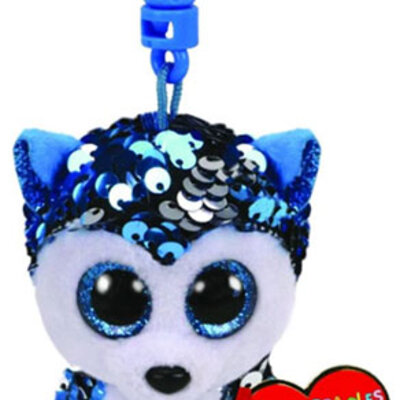 TY Beanie Boos Privezak Plišana igračka Svetlucavi haski Slush 35305