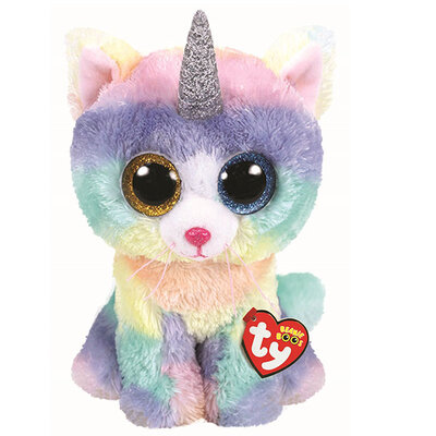 TY Beanie Boos Plišana igračka 24cm Začarana mačka Heather jednorog 36454