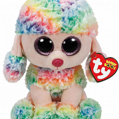 TY Beanie Boos Plišana igračka 24cm Pudla Rainbow 37145