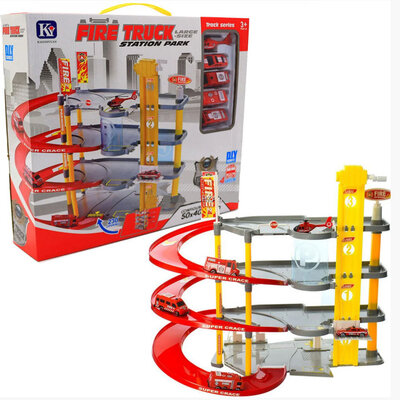 Igračka Staza za autiće Garaža Vatrogasna stanica VATROGASCI 861061