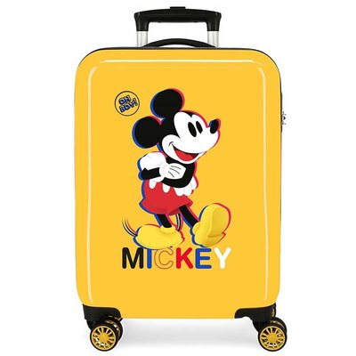 Disney ABS Kabinski dečiji kofer 55cm Mickey 3D yellow 29217