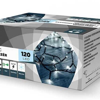 Novogodišnje lampice za spoljnu i unutrašnju upotrebu Hladno bela 120 LED KDT 122